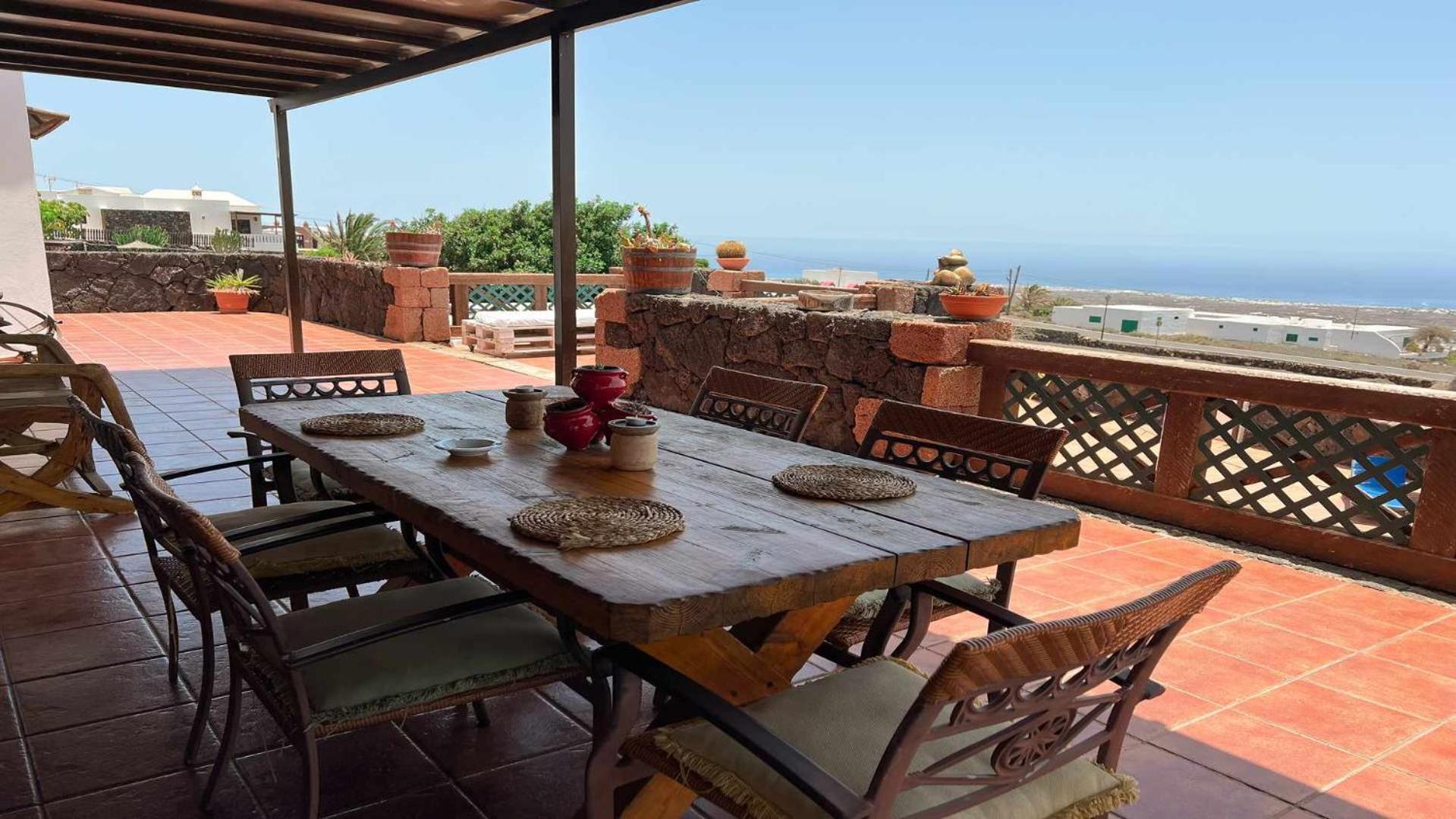 蒂亚斯Preciosa Casa Cristian Y Maria Con Piscina Privada别墅 外观 照片